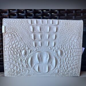 NWT Brahmin COCONUT MILK Melbourne Refillable Journal